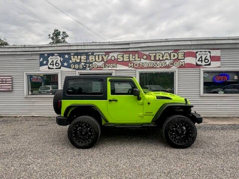 2012 Jeep Wrangler for sale at Motors 46 in Belvidere NJ