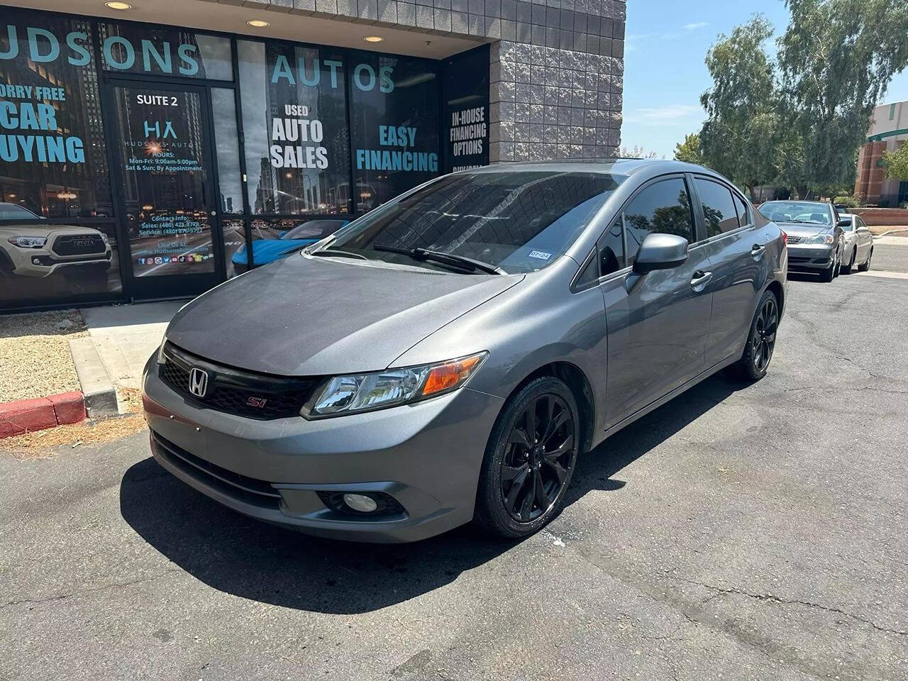 2012 Honda Civic for sale at HUDSONS AUTOS in Gilbert, AZ