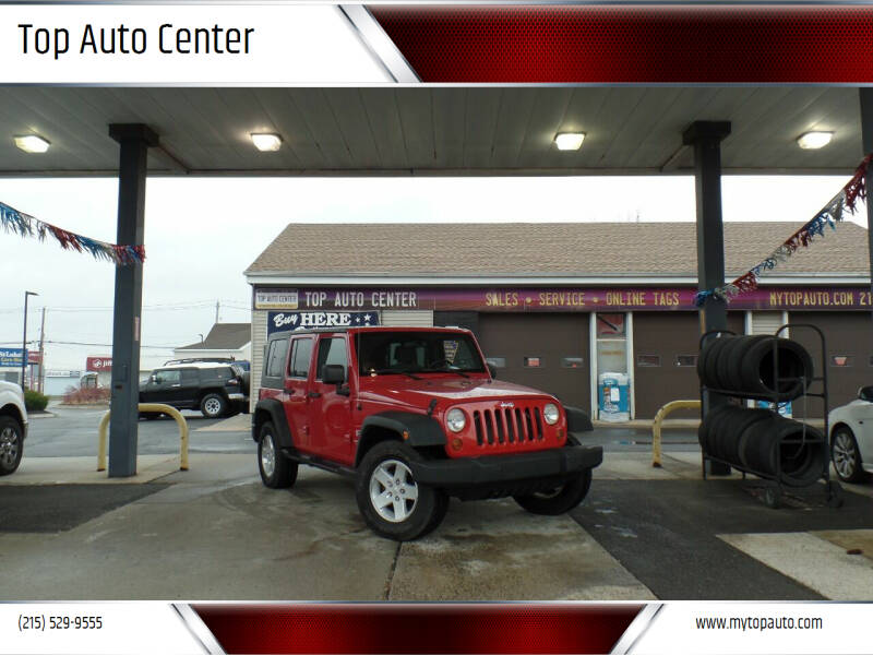 2008 Jeep Wrangler Unlimited for sale at Top Auto Center in Quakertown PA