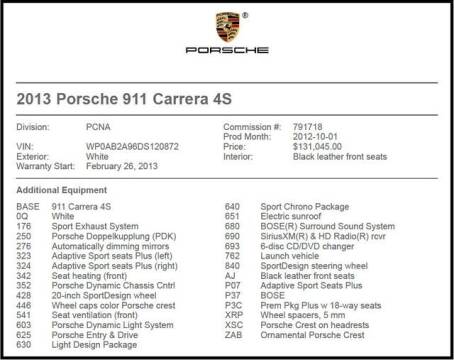 2013 Porsche 911 for sale at RAC Performance in Carrollton TX