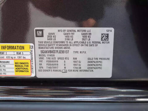 2015 Buick Enclave Leather