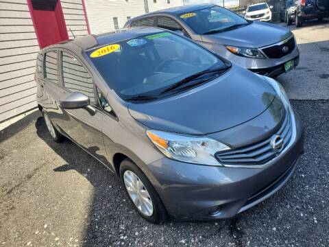 2016 Nissan Versa Note for sale at Fortier's Auto Sales & Svc in Fall River MA
