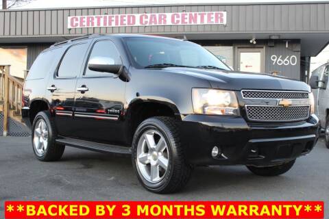 2012 Chevrolet Tahoe for sale at CERTIFIED CAR CENTER in Fairfax VA