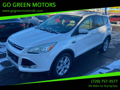 2016 Ford Escape for sale at GO GREEN MOTORS in Lakewood CO