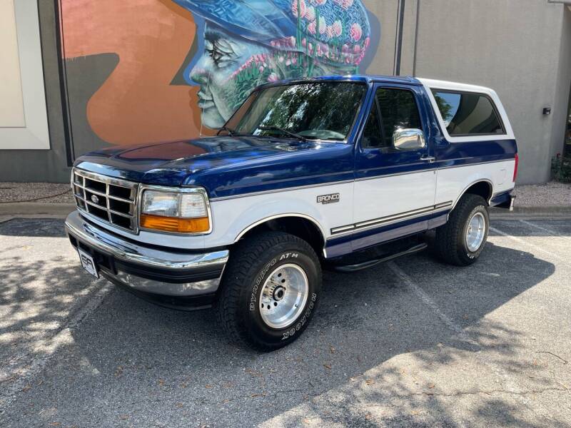1996 Ford Bronco for sale at EA Motorgroup in Austin TX