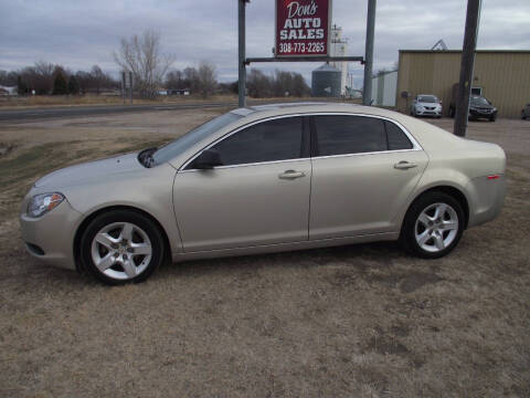 2010 Chevrolet Malibu for sale at Don's Auto Sales in Silver Creek NE