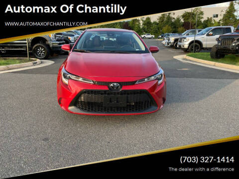 2020 Toyota Corolla for sale at Automax of Chantilly in Chantilly VA