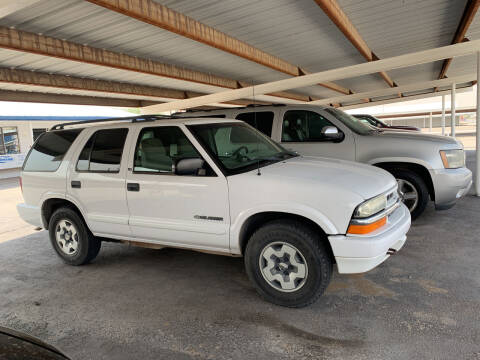 2002 Chevrolet Blazer for sale at Kann Enterprises Inc. in Lovington NM