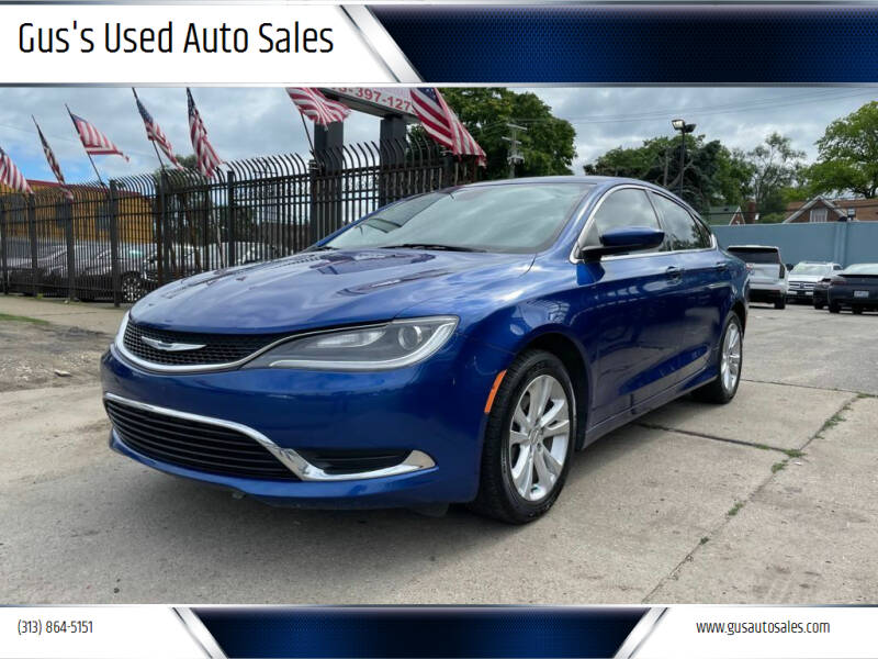 2015 Chrysler 200 for sale at Gus's Used Auto Sales in Detroit MI