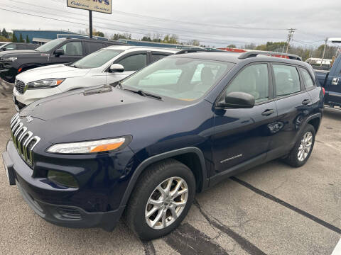 2015 Jeep Cherokee for sale at Regan's Automotive Inc in Ogdensburg NY