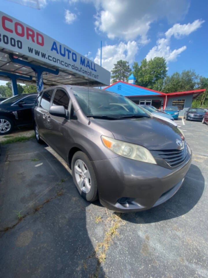 2012 Toyota Sienna for sale at Concord Auto Mall in Concord, NC