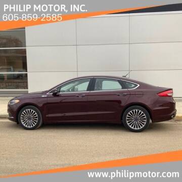 2018 Ford Fusion for sale at Philip Motor Inc in Philip SD
