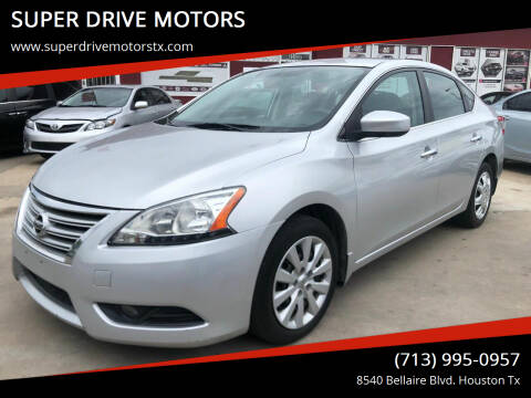 2013 Nissan Sentra for sale at SUPER DRIVE MOTORS in Houston TX