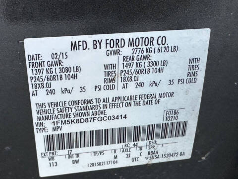 2015 Ford Explorer XLT