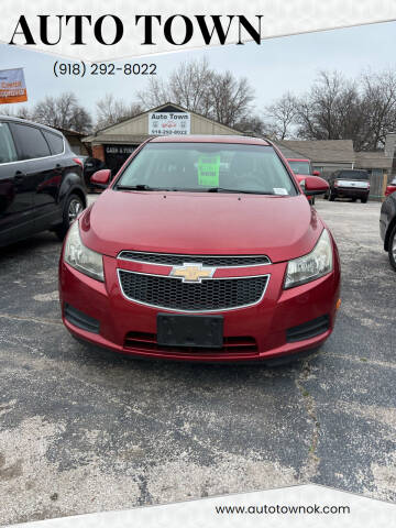2012 Chevrolet Cruze for sale at Auto Town in Tulsa OK