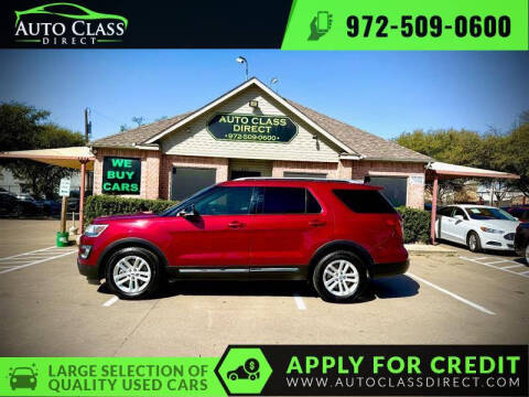 2017 Ford Explorer for sale at Auto Class Direct in Plano TX