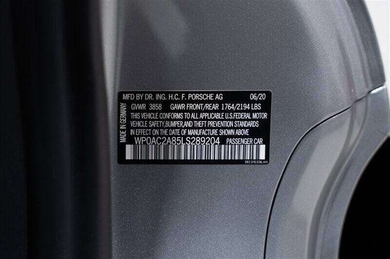 2020 Porsche 718 Cayman GT4