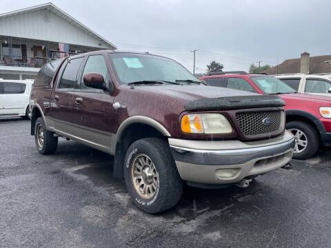 2001 Ford F-150 for sale at Rine's Auto Sales in Mifflinburg PA