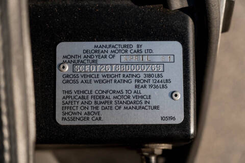 1981 DeLorean DMC-12