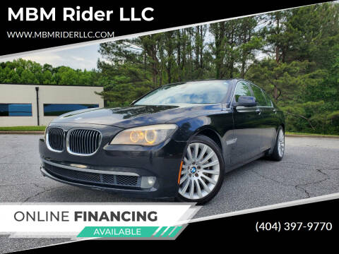 2012 BMW 7 Series for sale at MBM Rider LLC in Alpharetta GA