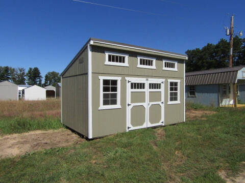  10 x 16 studio shed for sale at Extra Sharp Autos in Montello WI