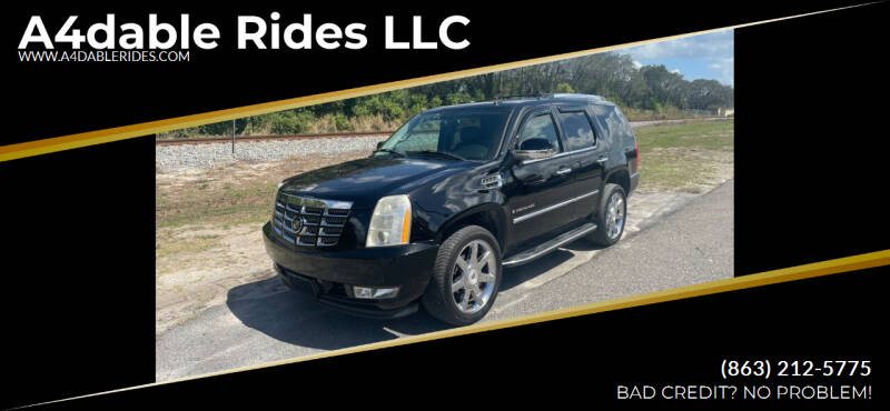 2007 Cadillac Escalade for sale at A4dable Rides LLC in Haines City FL