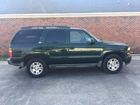 2004 Chevrolet Tahoe for sale at Greg Faulk Auto Sales Llc in Conway SC