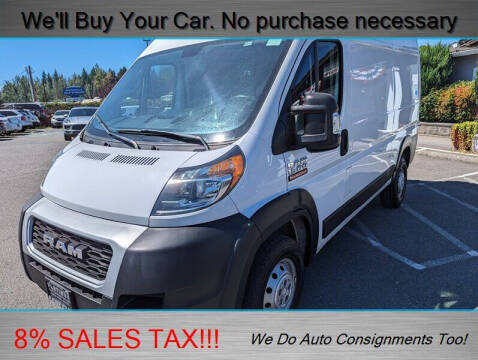 2020 RAM ProMaster for sale at Platinum Autos in Woodinville WA