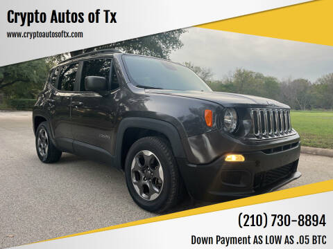 2018 Jeep Renegade for sale at Crypto Autos of Tx in San Antonio TX