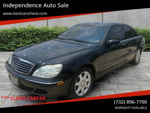 2003 Mercedes-Benz S-Class for sale at Independence Auto Sale in Bordentown NJ