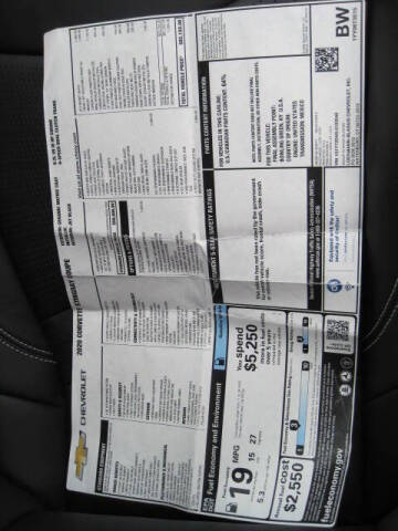 2020 Chevrolet Corvette Stingray