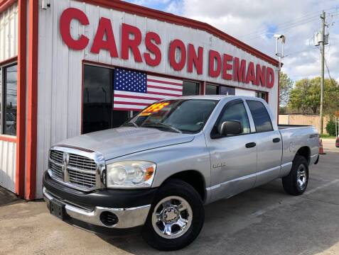 2008 Dodge Ram Pickup 1500 for sale at Cars On Demand 2 in Pasadena TX