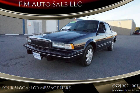 1995 Buick Century for sale at F.M Auto Sale LLC in Dallas TX