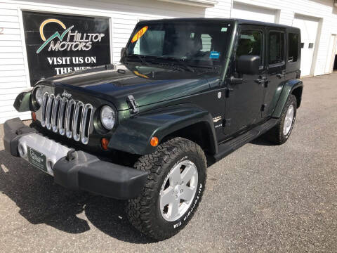2010 Jeep Wrangler Unlimited for sale at HILLTOP MOTORS INC in Caribou ME