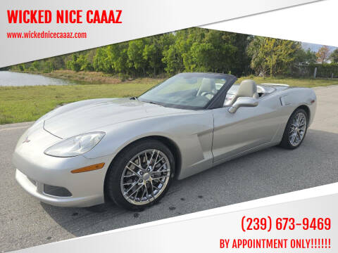 2006 Chevrolet Corvette for sale at WICKED NICE CAAAZ in Cape Coral FL
