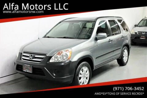 2006 Honda CR-V for sale at Alfa Motors LLC in Portland OR