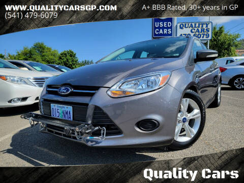 2014 Ford Focus for sale at Quality Cars in Grants Pass OR