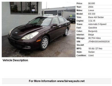 2004 Lexus ES 330