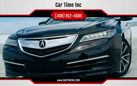 2015 Acura TLX for sale at Car Time Inc in San Jose CA