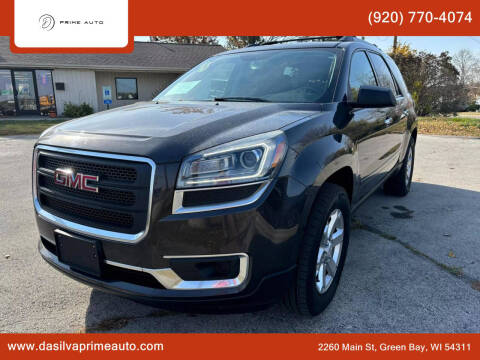 2014 GMC Acadia for sale at Da Silva Prime Auto in Green Bay WI