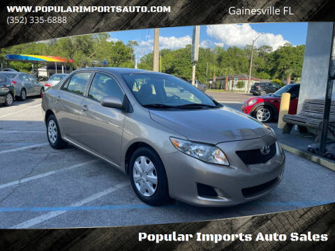 2010 Toyota Corolla for sale at Popular Imports Auto Sales in Gainesville FL