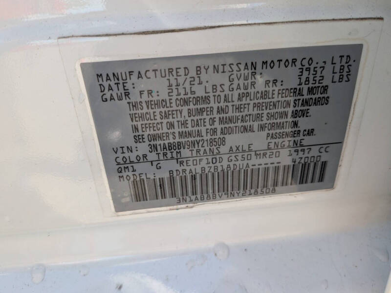 2022 Nissan Sentra S