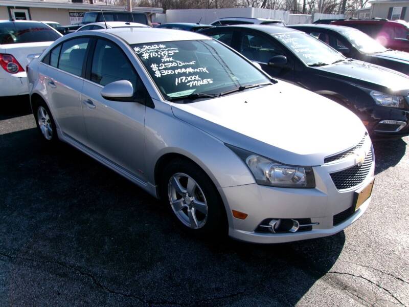 2012 Chevrolet Cruze for sale at River City Auto Sales in Cottage Hills IL