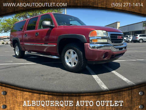 2005 GMC Sierra 1500 for sale at ALBUQUERQUE AUTO OUTLET in Albuquerque NM