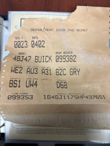 1987 Buick Regal Grand National Turbo