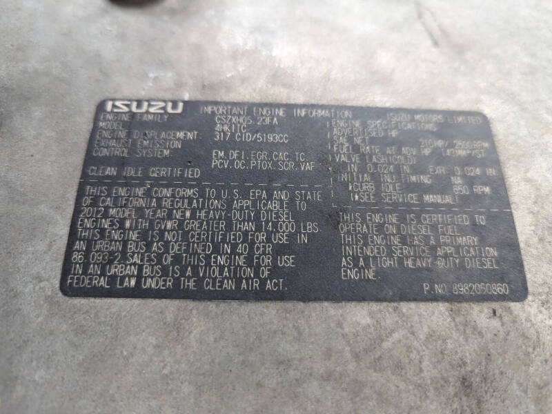 2012 Isuzu NPR