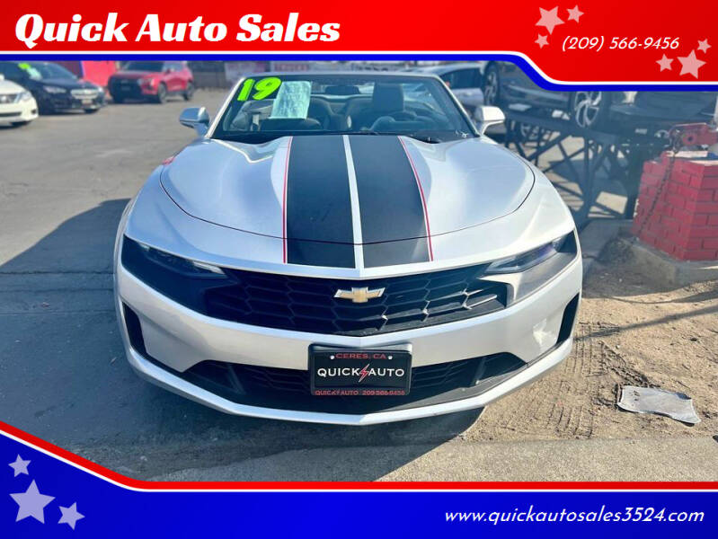 2019 Chevrolet Camaro for sale at Quick Auto Sales in Ceres CA