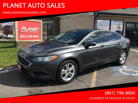 2018 Ford Fusion for sale at PLANET AUTO SALES in Lindon UT