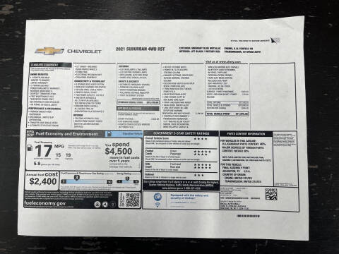 2021 Chevrolet Suburban RST