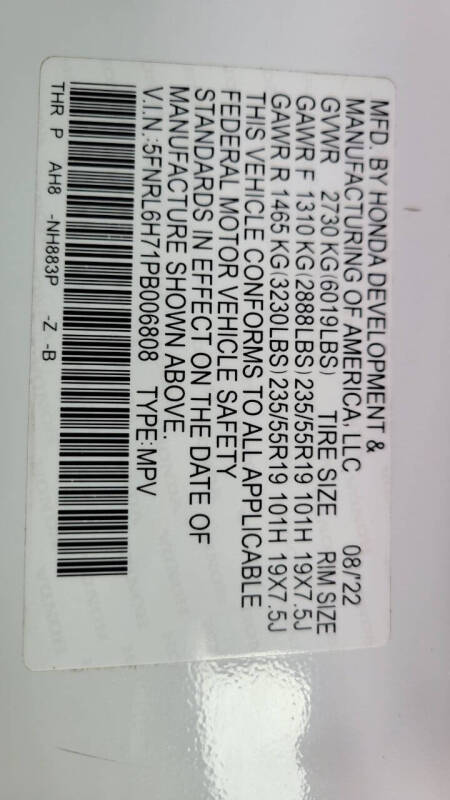 2023 Honda Odyssey Sport